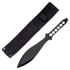 Large Black Throwing Knife