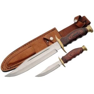 Hunter Bowie Knife with Skinner Set