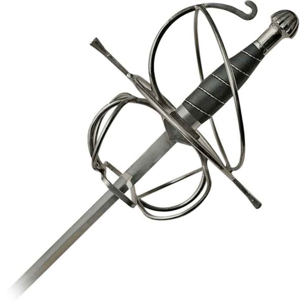 Wired Black Hilt Rapier