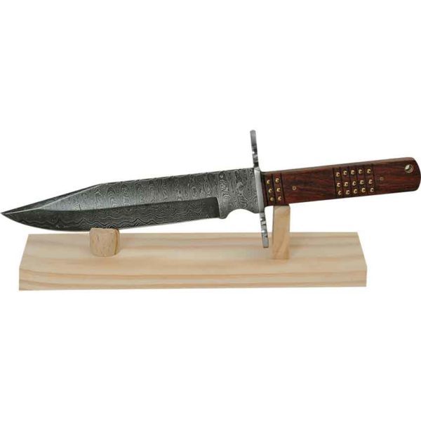 Natural-Finished Knife Display