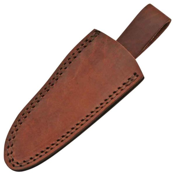 Rosewood Micarta Damascus Hunter