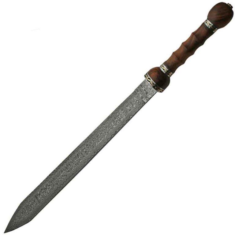 thumbnail image 2 of Kidan 31-Inch Roman Gladius Sword - Stainless Steel Gladiator Sword Inspired By Julius Caesar Era - Display & Collection Piece 2 of 12