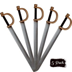 Set of 5 RFB Pirate LARP Swords