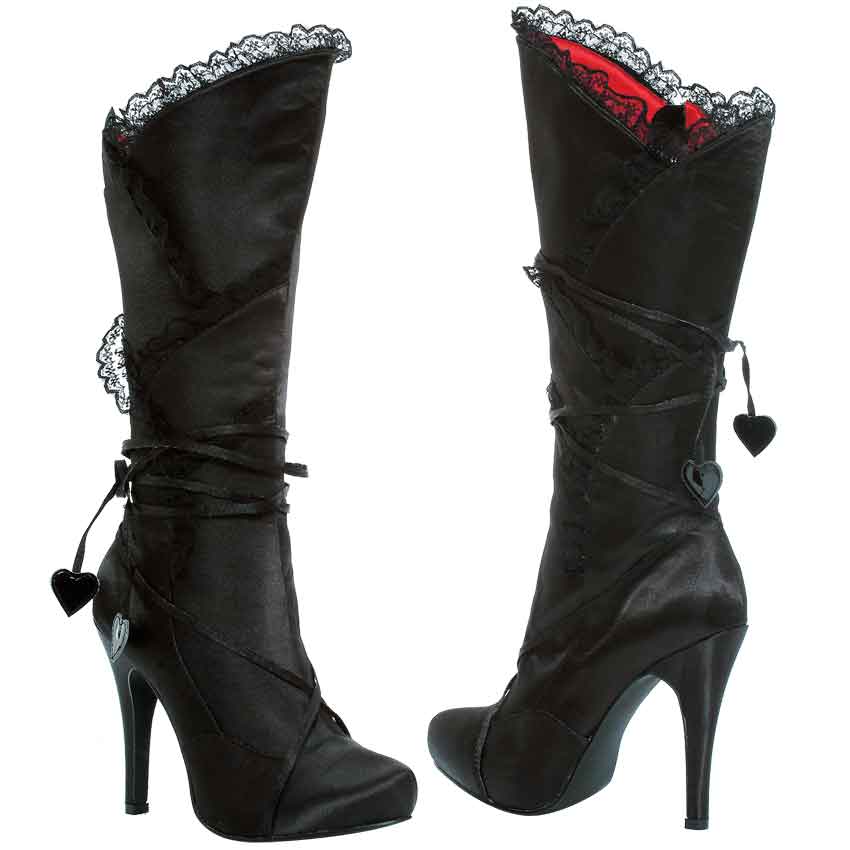 Image of Gothic Knee-High Heel Boots