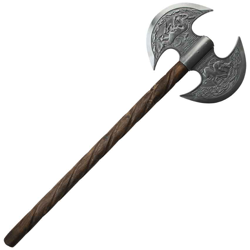 Double Headed Battle Axes Medieval Collectibles