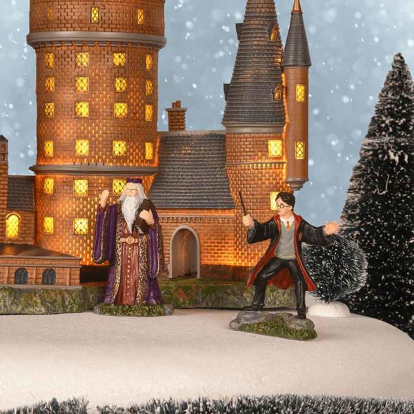 Harry Potter and The Headmaster - Harry Potter Village by Department 56