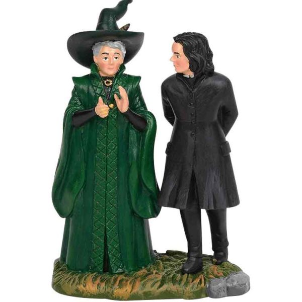 McGonagall and Snape - Harry Potter Village by Department 56