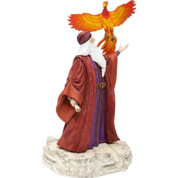 Dumbledore with Fawkes Figurine