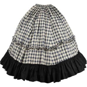 Plaid Civil War Skirt