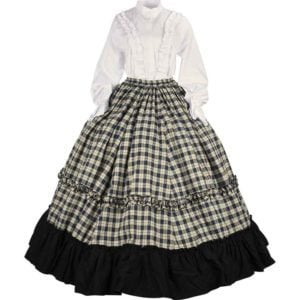 Plaid Civil War Skirt