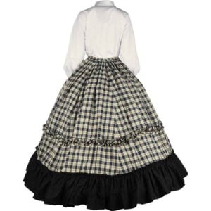 Plaid Civil War Skirt