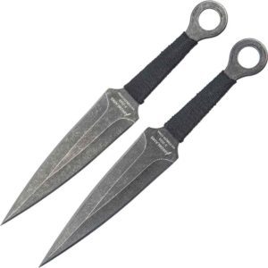 Stonewashed Spearpoint Kunai Duo