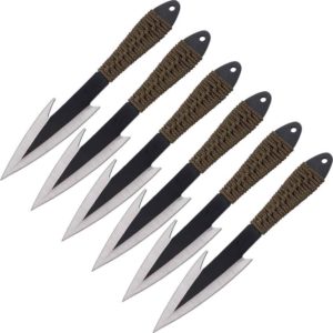 6 Piece Ninja Hunter Throwing Knives