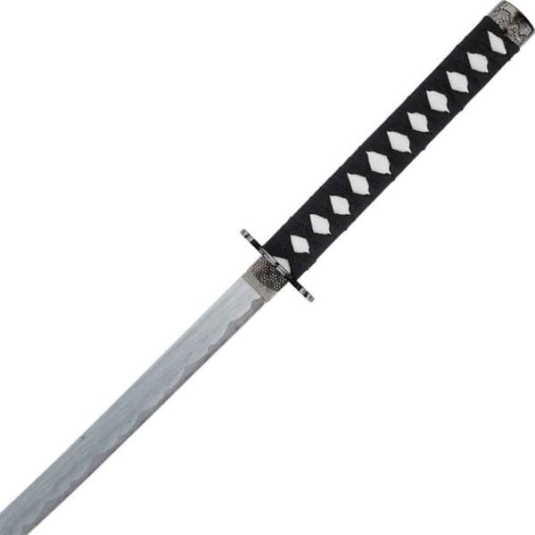 Carved Dragon Black Saya Katana