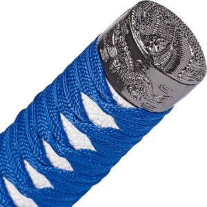 Carved Dragon Blue Saya Katana