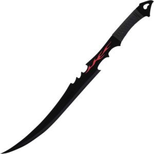 Black Fantasy Flame Sword
