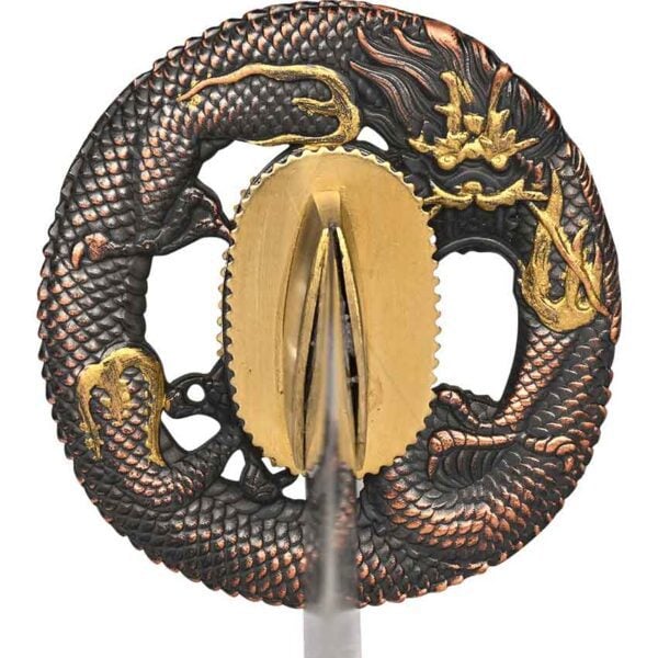 White Wave Dragon Katana