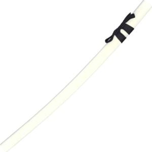 White Windburst Damascus Katana
