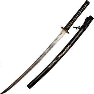 Warrior Golden Dragon Saya Katana