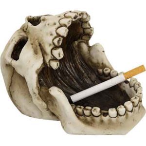 Skeleton & Skull Ashtrays