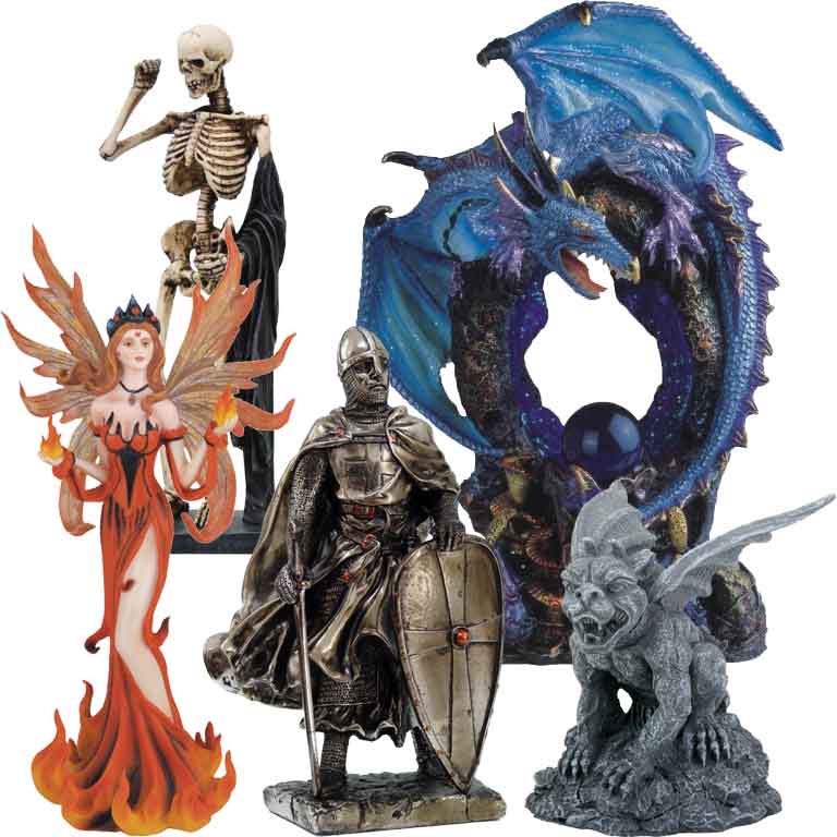 figurines and statues