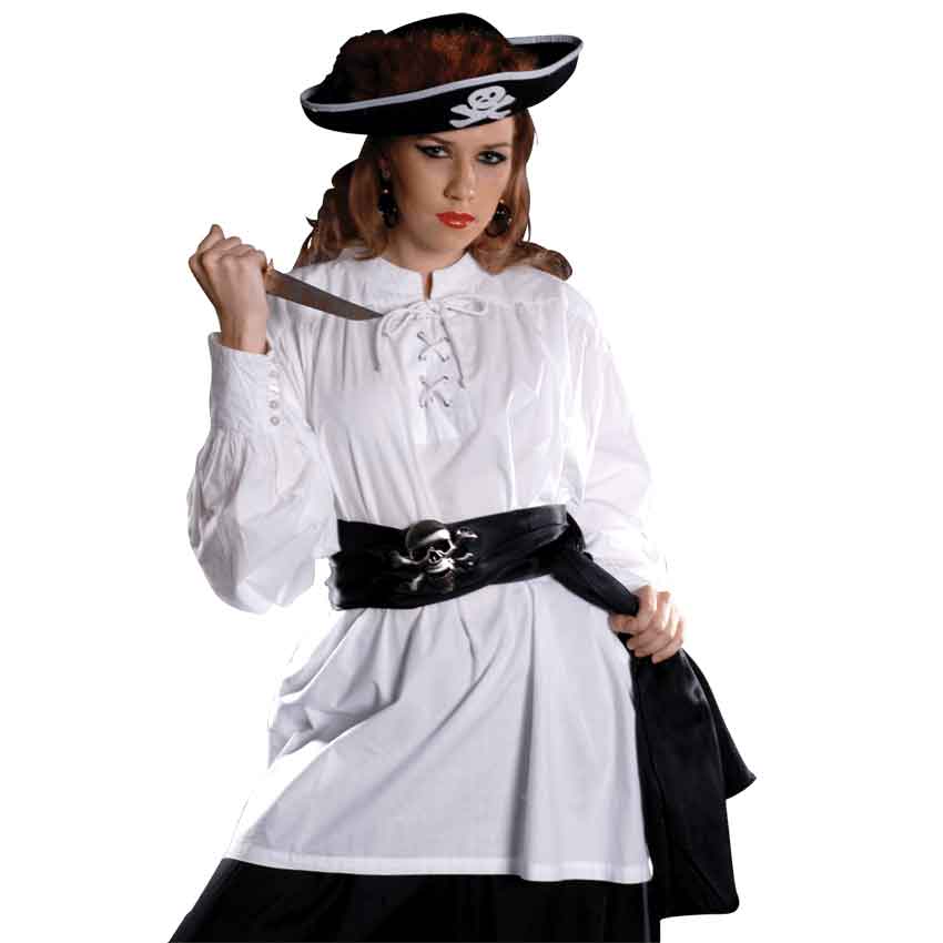 white pirate shirt womens