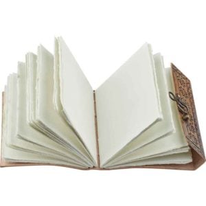 Medieval Floral Leather Diary