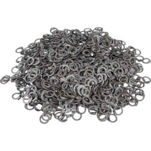 Flat Round Riveted Chainmail Rings