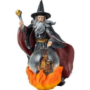 Wizard and Dragon Snow Globe