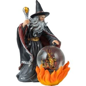 Wizard and Dragon Snow Globe