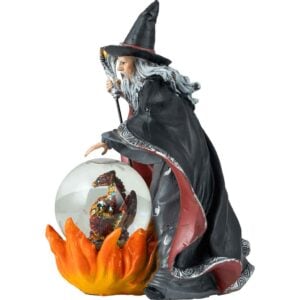 Wizard and Dragon Snow Globe