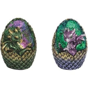 Dragon Hatchlings Relaxing in Eggs Duo