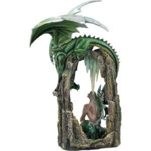 Green Fairy in Dragon Cave Statue