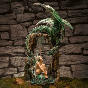 Green Fairy in Dragon Cave Statue