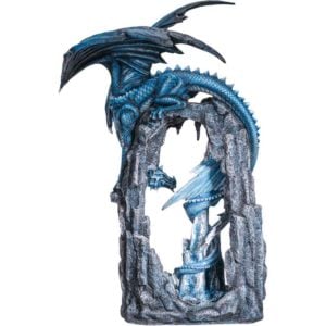 Dragon and Child in Cave Large Statue