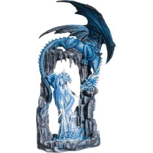 Dragon and Child in Cave Large Statue