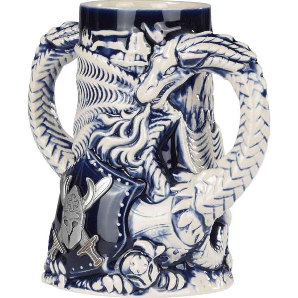 Double Dragon Drinking Tankard