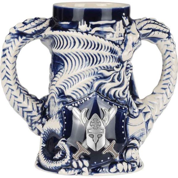 Double Dragon Drinking Tankard