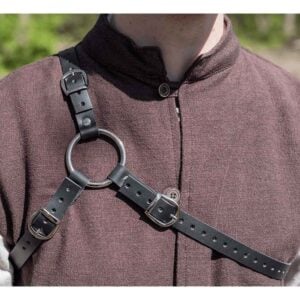 Single Sword Leather Back Harness