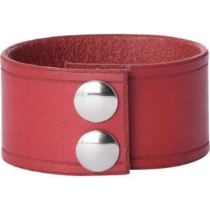 Leather Wrist Cuffs with Fleur de Lis