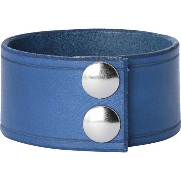 Leather Wrist Cuffs with Pirate Skull