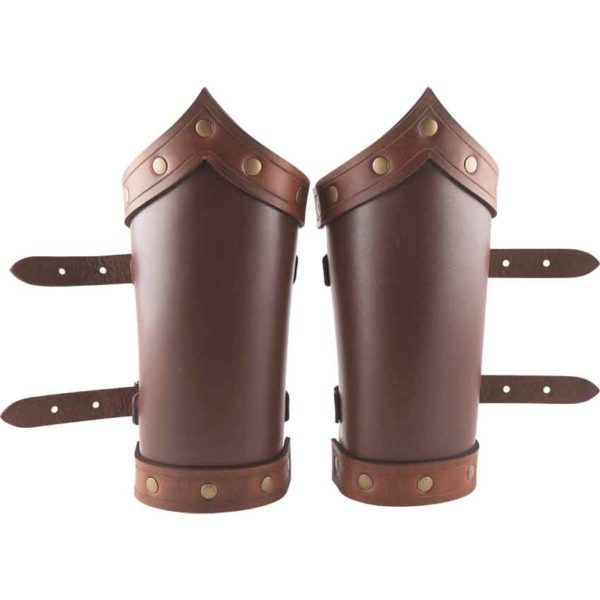 Warrior Hero Leather Bracers