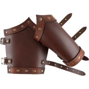 Warrior Hero Leather Bracers