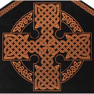 Celtic Cross Leather Arm Bracers
