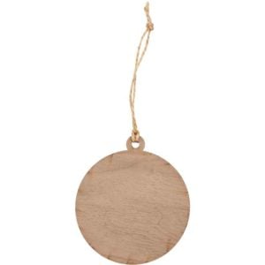 Fleur di Lis Wooden Christmas Ornament