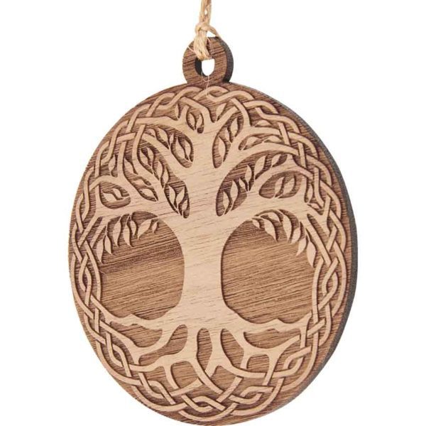Tree of Life Wooden Christmas Ornament