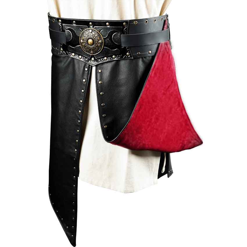 Crimson Assassin - Leather Waist Belt