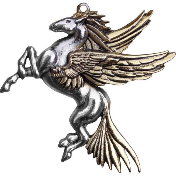 Golden Wing Pegasus Necklace