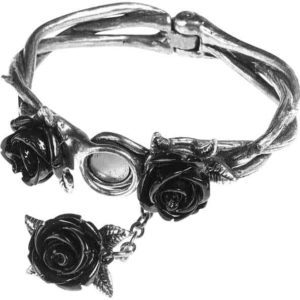 Wild Black Rose Bracelet