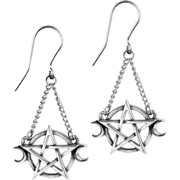 Goddess Pentacle Earrings